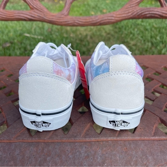 NWT 𝅺VANS Off The Wall Ward Heart Tie Dye Low Top Sneakers - Picture 5 of 10